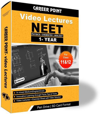 Career Point Kota Video Lectures for NEET & AIIMS | PCB (11th+12th) | Validity 1 Yr | Medium : Mixed Language (E & H)(Pen Drive)
Career Point Kota Video Lectures for NEET & AIIMS | PCB (11th+12th) | Validity 1 Yr | Medium : Mixed Language (E & H)(Pen Drive)
