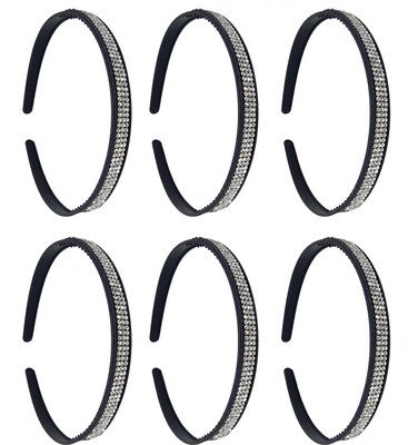 Prime Hair Styling Use Stylish Hair Bands for Girls and Kids, Best Gift For Diwali, Black Hair Band(Black)