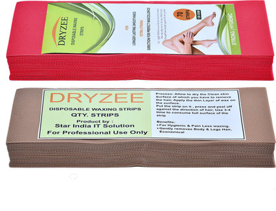 Dryzee Be Plain Natura Waxing Strips Regular 140 Strips Pieces Combo (Pack Of 2) ( Pink & Brown ) Strips(140 Strips, Set of 2)
Dryzee Be Plain Natura Waxing Strips Regular 140 Strips Pieces Combo (Pack Of 2) ( Pink & Brown ) Strips(140 Strips, Set of 2)