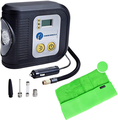 AllExtreme Tirewell 12V DC Digital Tire Inflator Air Compressor Pump with Digital Gauge and Emergency Flash Light for Sports Accessories,Cars, SUVs, Motorcycles and Cycling Kit
AllExtreme Tirewell 12V DC Digital Tire Inflator Air Compressor Pump with Digital Gauge and Emergency Flash Light for Sports Accessories,Cars, SUVs, Motorcycles and Cycling Kit