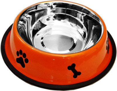 Petshop7 Stylish - Regular Anti Skid Dog Food Bowl / Dog Bowl / Food Bowl (Large) (1800ML) Round Stainless Steel Pet Bowl & Bottle(1800 ml Orange)
Petshop7 Stylish - Regular Anti Skid Dog Food Bowl / Dog Bowl / Food Bowl (Large) (1800ML) Round Stainless Steel Pet Bowl & Bottle(1800 ml Orange)