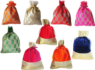 Muccasacra Festival & Wedding Gifting Velvet Solid Kunj Design Multicolour Shagun Gift Pouch (pack of 9) Potli(Multicolor, Green, Pink, Red, Blue), Blue;green;multicolor;pink;red
Muccasacra Festival & Wedding Gifting Velvet Solid Kunj Design Multicolour Shagun Gift Pouch (pack of 9) Potli(Multicolor, Green, Pink, Red, Blue), Blue;green;multicolor;pink;red