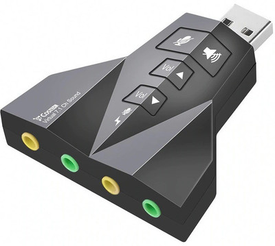 smacc high quality Virtual 7.1 Channel External USB Audio Adapter Sound Card ( Aeroplane Model) USB Adapter(Black)
smacc high quality Virtual 7.1 Channel External USB Audio Adapter Sound Card ( Aeroplane Model) USB Adapter(Black)