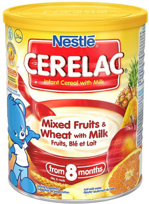 Nestle Cerelac Mixed Fruits & Wheat With Milk - 400g (Imported) Cereal(400 g, 8+ Months)
Nestle Cerelac Mixed Fruits & Wheat With Milk - 400g (Imported) Cereal(400 g, 8+ Months)