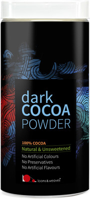 looms & weaves Special Dark Cocoa Powder - 400 gm [All Natural, Unsweetened & Vegan) Cocoa Powder(400 g)
looms & weaves Special Dark Cocoa Powder - 400 gm [All Natural, Unsweetened & Vegan) Cocoa Powder(400 g)