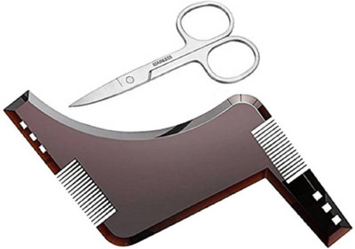 Bueno Beard Shaping Template Tool For Boys And Mens, Beard Styling Tool With Scissor For Cutting Hair For Salons(Set of 2)
Bueno Beard Shaping Template Tool For Boys And Mens, Beard Styling Tool With Scissor For Cutting Hair For Salons(Set of 2)
