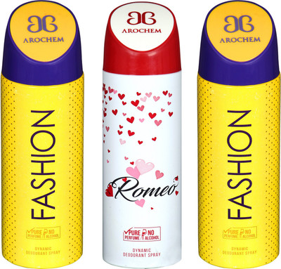 arochem 1-1-4 DYNAMIC DEODORANT SPRAY FOR DYNAMIC NO ALCOHOL 3 PACK 200 ML Deodorant Spray - For Men & Women(600 ml, Pack of 3)
arochem 1-1-4 DYNAMIC DEODORANT SPRAY FOR DYNAMIC NO ALCOHOL 3 PACK 200 ML Deodorant Spray - For Men & Women(600 ml, Pack of 3)