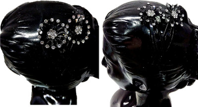 Proplady Partywear (Set of 4 pieces) Stylish Rhinestone Black Metal Tic Tac Clips for Girls & Women|Wedding Hair Accessories|Designer Hair Clip, Hair Pin, Tic Tac Clip, Hair Accessory Set(Black)
Proplady Partywear (Set of 4 pieces) Stylish Rhinestone Black Metal Tic Tac Clips for Girls & Women|Wedding Hair Accessories|Designer Hair Clip, Hair Pin, Tic Tac Clip, Hair Accessory Set(Black)