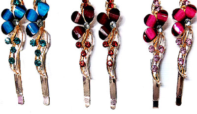 Proplady Partywear (Set of 6 pieces) Stylish Rhinestone Metal Hair Clips for Girls & Women|Wedding Hair Accessories|Designer Hair Clip, Hair Pin, Tic Tac Clip, Hair Accessory Set(Multicolor)
Proplady Partywear (Set of 6 pieces) Stylish Rhinestone Metal Hair Clips for Girls & Women|Wedding Hair Accessories|Designer Hair Clip, Hair Pin, Tic Tac Clip, Hair Accessory Set(Multicolor)