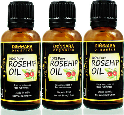 Donnara Organics 100% Pure & Natural Rosehip oil Combo pack of 3 bottles of 30 ml(90 ml) Hair Oil(90 ml)
Donnara Organics 100% Pure & Natural Rosehip oil Combo pack of 3 bottles of 30 ml(90 ml) Hair Oil(90 ml)