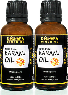 Donnara Organics 100% Pure Karanj oil- Natural & Undiluted Combo pack of 2 bottles of 30 ml(60 ml)(60 ml)
Donnara Organics 100% Pure Karanj oil- Natural & Undiluted Combo pack of 2 bottles of 30 ml(60 ml)(60 ml)