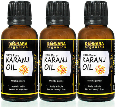 Donnara Organics 100% Pure Karanj oil- Natural & Undiluted Combo pack of 3 bottles of 30 ml(90 ml)(90 ml)
Donnara Organics 100% Pure Karanj oil- Natural & Undiluted Combo pack of 3 bottles of 30 ml(90 ml)(90 ml)