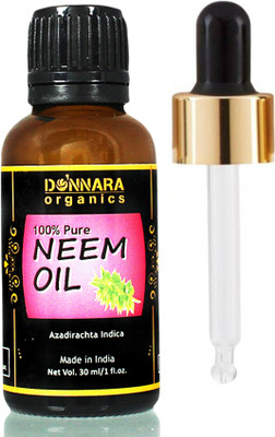 Donnara Organics 100% Pure Neem oil- Natural & Undiluted(30 ml)(30 ml)