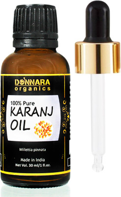 Donnara Organics 100% Pure & Natural Karanj oil(30 ml) Hair Oil(30 ml)