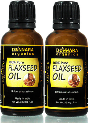 Donnara Organics 100% Pure Flaxseed oil- Natural & Undiluted Combo pack of 2 bottles of 30 ml(60 ml)(60 ml)
Donnara Organics 100% Pure Flaxseed oil- Natural & Undiluted Combo pack of 2 bottles of 30 ml(60 ml)(60 ml)