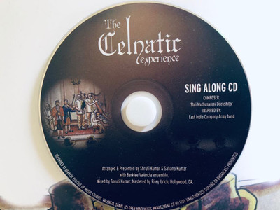 The Celnatic Experience - Audio CD & Sing Along Super Audio CD Standard Edition(Sanskrit - Shruti & Sahana)
The Celnatic Experience - Audio CD & Sing Along Super Audio CD Standard Edition(Sanskrit - Shruti & Sahana)
