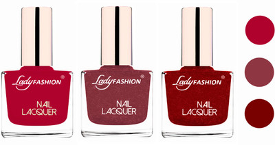 Lady Fashion Extra Shine Extra Long Stay Chip Resistant Nail Polish (Set Of 3) Pink,Mauve,Red(Pack of 3)
Lady Fashion Extra Shine Extra Long Stay Chip Resistant Nail Polish (Set Of 3) Pink,Mauve,Red(Pack of 3)