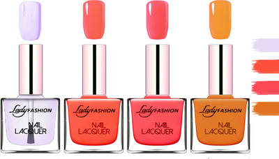 Lady Fashion Extra Shine Extra Long Stay Chip Resistant Nail Polish Top Coat,Light Orange,Baby Pink,Nude(Pack of 4)
Lady Fashion Extra Shine Extra Long Stay Chip Resistant Nail Polish Top Coat,Light Orange,Baby Pink,Nude(Pack of 4)