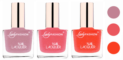 Lady Fashion Extra Shine Extra Long Stay Chip Resistant Nail Polish (Set Of 3) Silky Purple,Silky Pink,Orange Silk(Pack of 3)
Lady Fashion Extra Shine Extra Long Stay Chip Resistant Nail Polish (Set Of 3) Silky Purple,Silky Pink,Orange Silk(Pack of 3)