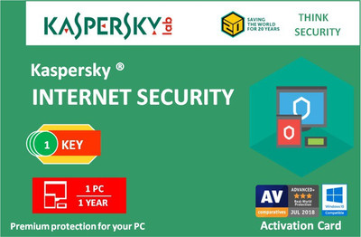 KASPERSKY Internet Security 2018 1 Pc /1 Year