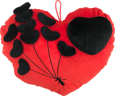 CREATIVEVILLA CUTE RED VALENTINE BLACK HEART DESIGN STUFFED PLUSH PILLOW SOFT TOY - CVST0428 - 45 cm(Multicolor)
CREATIVEVILLA CUTE RED VALENTINE BLACK HEART DESIGN STUFFED PLUSH PILLOW SOFT TOY - CVST0428 - 45 cm(Multicolor)