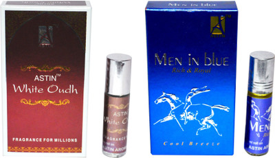 Astin White Oudh and Blue for Men special UAE Edition Perfume - 12 ml(For Men & Women)