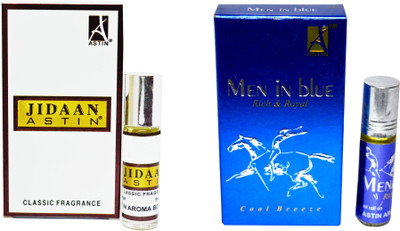 Astin Men in Blue and Jidaan Special UAE Edition Floral Attar(Floral)