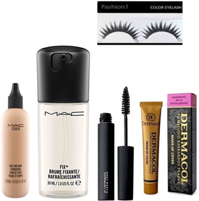 FASHION 1 Imported combo of dermacol with Eyelashes with macara with fixante with foundation(Set of 5)
FASHION 1 Imported combo of dermacol with Eyelashes with macara with fixante with foundation(Set of 5)