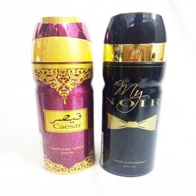 ARQUS CAESAR AND MY NOIR Perfume Body Spray - For Men & Women(400 ml, Pack of 2)
ARQUS CAESAR AND MY NOIR Perfume Body Spray - For Men & Women(400 ml, Pack of 2)