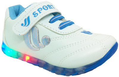 TeeniTiny Boys & Girls Velcro Sneakers(Blue