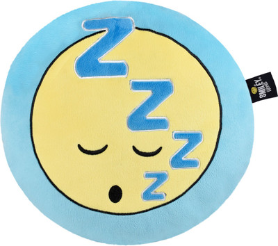 Smiley World Expression Sleeping Cushion / Pillow By Ultra - 16 inch(Blue)
