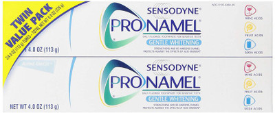 Sensodyne Pronamel Gentle Whitening, Enamel Strengthening Toothpaste, Alpine Breeze, Twin Value pack,8 Ounce in total. Toothpaste(250 g)
Sensodyne Pronamel Gentle Whitening, Enamel Strengthening Toothpaste, Alpine Breeze, Twin Value pack,8 Ounce in total. Toothpaste(250 g)