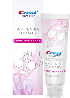 Crest 3D White Whitening Therapy Sensitivity Care Fluoride Toothpaste, 4.1 Ounce Toothpaste(125 g)
Crest 3D White Whitening Therapy Sensitivity Care Fluoride Toothpaste, 4.1 Ounce Toothpaste(125 g)