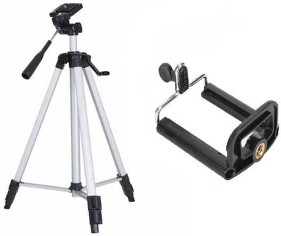Big India Mart TF-330A Aluminium Tripod Stand Tripod Kit(Silver, Black, Supports Up to 2000)
Big India Mart TF-330A Aluminium Tripod Stand Tripod Kit(Silver, Black, Supports Up to 2000)