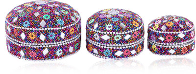 SAMAA RING-BOX-PURPLE-COMBO-001 ring box Vanity Box(Purple)