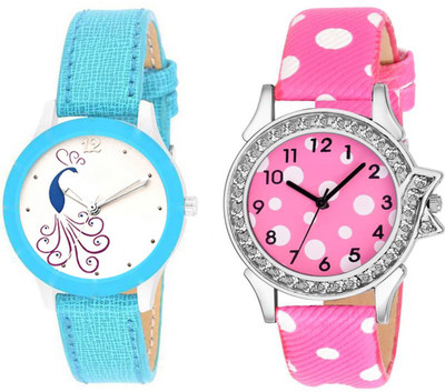 Spike New attractive Fashion Lifestyle Queen Analog Watch Sett Of Two For Girls and Women 043 Watch - For Women
