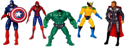 QUINERGYS ™ Avengers Justice League 5 in 1 Twist and Move Action Figure Set(Multicolor)
QUINERGYS ™ Avengers Justice League 5 in 1 Twist and Move Action Figure Set(Multicolor)