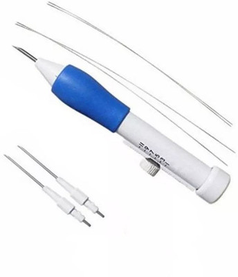 VGS MARKETINGS Magic Embroidery Pen Punch Tool Kit Embroidery Patterns Punch Needle Craft Tool Magic Embroidery Pen Needle Weaving Tool with 4 needles
VGS MARKETINGS Magic Embroidery Pen Punch Tool Kit Embroidery Patterns Punch Needle Craft Tool Magic Embroidery Pen Needle Weaving Tool with 4 needles