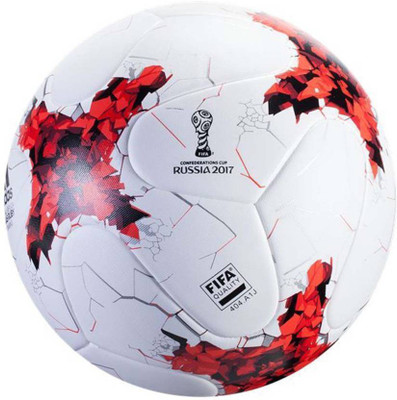 KABOOM RUSSIA 2017 FOOTBALL SIZE Football - Size: (Pack of 1, Red, Red;white