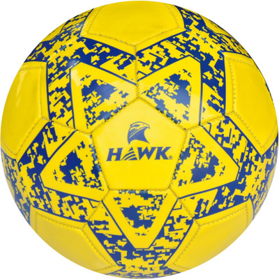 HAWK Kidi, Shiny, Size Football - Size: (Pack of 1, Yellow