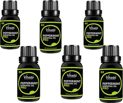 VIHADO Peppermint Essential Oil, 6X PRO - 100% Pure & Organic, 15ML (PACK OF 6)(15 ml)
VIHADO Peppermint Essential Oil, 6X PRO - 100% Pure & Organic, 15ML (PACK OF 6)(15 ml)