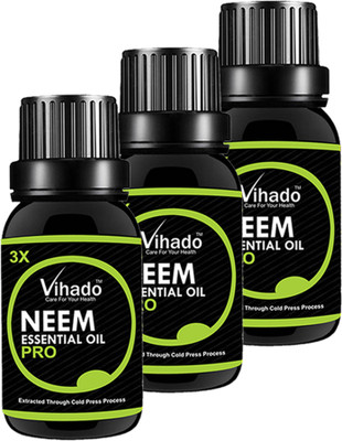 VIHADO Neem Carrier Oil Pure Natural For Skin care & Hair treatment Hair Oil 3X PRO (Pack of 3)(15 ml)
VIHADO Neem Carrier Oil Pure Natural For Skin care & Hair treatment Hair Oil 3X PRO (Pack of 3)(15 ml)