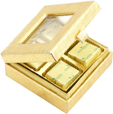 Ghasitaram Gifts Sugafree Chocolates- Golden Small Sugafree Chocolates Box Brittles(Pack of 2, 60 g)
Ghasitaram Gifts Sugafree Chocolates- Golden Small Sugafree Chocolates Box Brittles(Pack of 2, 60 g)