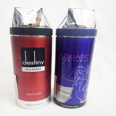 LAMUSE DESTINY AND AQUATIC Perfume Body Spray - For Men & Women(400 ml, Pack of 2)
LAMUSE DESTINY AND AQUATIC Perfume Body Spray - For Men & Women(400 ml, Pack of 2)