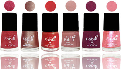 FABIA Rich Toxic Free Perfection Shine Nail Polish Set of 6 (239202021) Shock Pink Light-Light Nude-Red Orange-Shrimp Pastell-Cherry Blossom-Jerry Peach(Pack of 6)
FABIA Rich Toxic Free Perfection Shine Nail Polish Set of 6 (239202021) Shock Pink Light-Light Nude-Red Orange-Shrimp Pastell-Cherry Blossom-Jerry Peach(Pack of 6)
