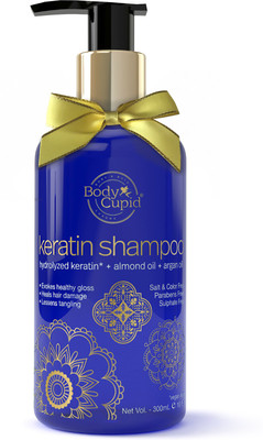 Body Cupid Keratin Shampoo with Hydrolized Keratin Protein, Almond Oil and Argan Oil -300mL(300 ml)
Body Cupid Keratin Shampoo with Hydrolized Keratin Protein, Almond Oil and Argan Oil -300mL(300 ml)