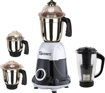 Sunmeet SM_600W_ArwaMet-SlvBlk_4JBK_MG18-MA 600 Juicer Mixer Grinder(Silver Black, 4 Jars)
Sunmeet SM_600W_ArwaMet-SlvBlk_4JBK_MG18-MA 600 Juicer Mixer Grinder(Silver Black, 4 Jars)