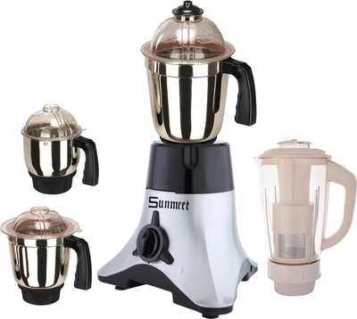 Sunmeet SM_750W_VDMMet-BlkSlv_4JIV_MG18-MA 750 Juicer Mixer Grinder(Black Silver, 4 Jars)
Sunmeet SM_750W_VDMMet-BlkSlv_4JIV_MG18-MA 750 Juicer Mixer Grinder(Black Silver, 4 Jars)