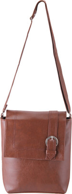 AIZAH Girls Evening/Party, Casual, Formal Tan PU Sling Bag