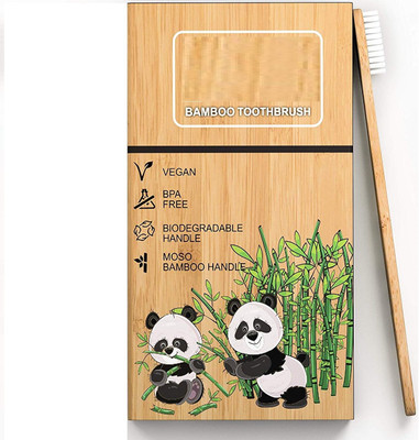OXGENTA ™ Bamboo Toothbrush Charcoal Infused Bristles - BPA Free Soft Medium Toothbrush
OXGENTA ™ Bamboo Toothbrush Charcoal Infused Bristles - BPA Free Soft Medium Toothbrush